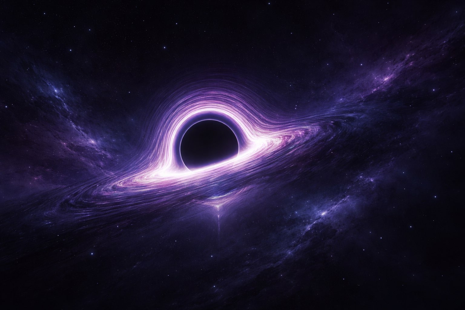 Cosmic nebula and black hole - Blackhole Ambient